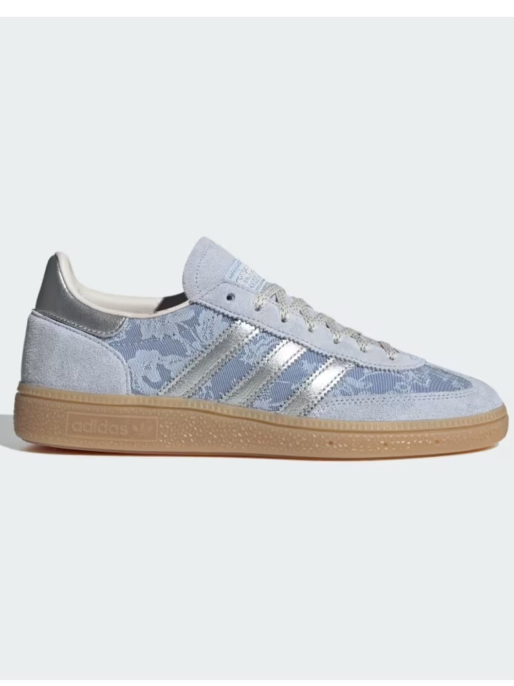 adidas x Liberty London Handball Spezial Crystal Sky / Silver Metallic - Picture 4 of 11